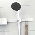 Держатель для душа Hansgrohe WallStoris кнопочный слайдер 27917700 белый матовый