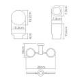Держатель стакана и мыльницы Wasserkraft K-28226