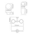 Держатель стакана и мыльницы Wasserkraft K-28126