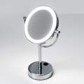 Зеркало с LED-подсветкой двухстороннее, стандартное и с 3-х кратным увеличением Wasserkraft K-1005