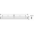 Штанга Hansgrohe WallStoris, 50 см, черный матовый, 27902670