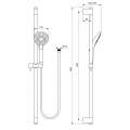 Душевой гарнитур Ideal Standart Idealrain Evo Round L3 B2237AA хром
