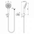 Душевой гарнитур Ideal Standard IdealRain B1765AA