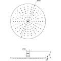 Верхний душ Ideal Standard IDEALRAIN A5803AA хром