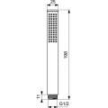 Душевая система скрытого монтажа Ideal Standard Ceraline Black 6 in 1 SetA6939XG черный
