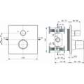 Душевая система скрытого монтажа Ideal Standard CERATHERM C100 7 в 1 A7572AA с термостатом хром
