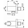 Душевая система скрытого монтажа Ideal Standard CERATHERM C100 7 в 1 A7572AA с термостатом хром