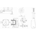 Душевая система скрытого монтажа Ideal Standard Ceraline SetA6939AA-3 хром