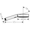 Душевая лейка Hansgrohe Pulsify Select 105 3jet Activation 24100000 хром