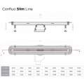 Душевой лоток Pestan Confluo Slim Line 950+ хром матовый