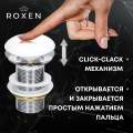 Донный клапан Roxen P02CH с переливом, хром