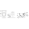 Унитаз Villeroy & Boch Subway 56001001 подвесной
