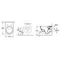 Подвесной унитаз Villeroy&Boch Subway 5614R0R1