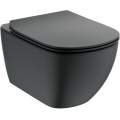 Унитаз подвесной Ideal Standard Tesi AquaBlade T0079V3 53,5x36,5 черный матовый