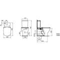 Унитаз напольный Ideal Standard Tesi AquaBlade T008201 66,5x36,5