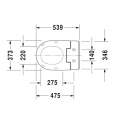 Сиденье для унитаза с функцией биде Duravit SensoWash Slim 611000002304300