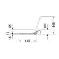 Сиденье для унитаза с функцией биде Duravit SensoWash Slim 611000002304300