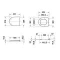 Сиденье для унитаза Duravit D-Neo 0021691394