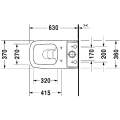 Унитаз напольный Duravit Durastyle 2155090000