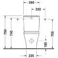 Унитаз напольный Duravit Durastyle 2155090000