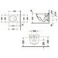 Унитаз подвесной Duravit Starck 3 42250900A1