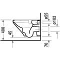 Унитаз подвесной Duravit Durastyle 2551090000