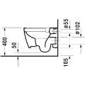 Унитаз подвесной Duravit ME by Starck 2530090000