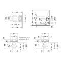 Унитаз подвесной Duravit ME by Starck 2529590000