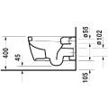Унитаз подвесной Duravit ME by Starck 2528090000