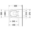 Унитаз приставной Duravit ME by Starck 2169090000