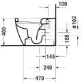 Унитаз приставной Duravit ME by Starck 2169090000