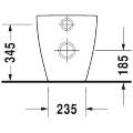 Унитаз приставной Duravit ME by Starck 2169090000