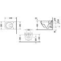 Унитаз подвесной Duravit Starck 3 2225090000