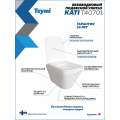 Унитаз подвесной Teymi Kati T40701 безободковый, с сиденьем микролифт, белый