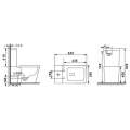 Напольный унитаз Roxen Amati 600165-01 безободковый белый SoftClose