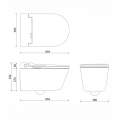 Умный унитаз-биде BRUNNEN WAL BW-2401 Микролифт