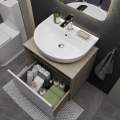 Раковина Kerama Marazzi Buongiorno подвесная 55, белая глянцевая