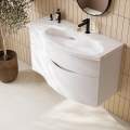Раковина Kerama Marazzi Riva мебельная правая с крепежом 100, белая глянцевая