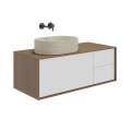Раковина Kerama Marazzi Artbasin Sabbia накладная 50, песочная матовая