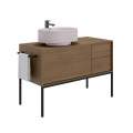 Раковина Kerama Marazzi Artbasin Sabbia накладная 50, мальва матовая