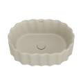 Раковина Kerama Marazzi Artbasin Conchiglia накладная 50, песочная матовая