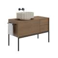 Раковина Kerama Marazzi Artbasin Conchiglia накладная 50, песочная матовая