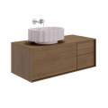 Раковина Kerama Marazzi Artbasin Conchiglia накладная 50, мальва матовая