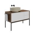 Раковина Kerama Marazzi Artbasin Vento накладная 50, песочная матовая