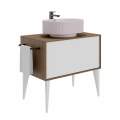 Раковина Kerama Marazzi Artbasin Vento накладная 50, мальва матовая