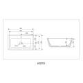 Умывальник Abber Rechteck AC2203MSB 50x42 синий матовый