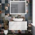 Раковина Kerama Marazzi PLAZA накладная 60, белая глянцевая