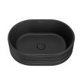 Раковина Kerama Marazzi ARTBASIN Sabbia накладная 50, черная матовая
