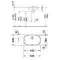 Раковина Duravit D-Code 0338490000
