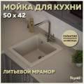 Кухонная мойка Teymi Helmi 50х42 белый (хлопок) матовый